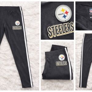 Steelers Women's Black Leggings